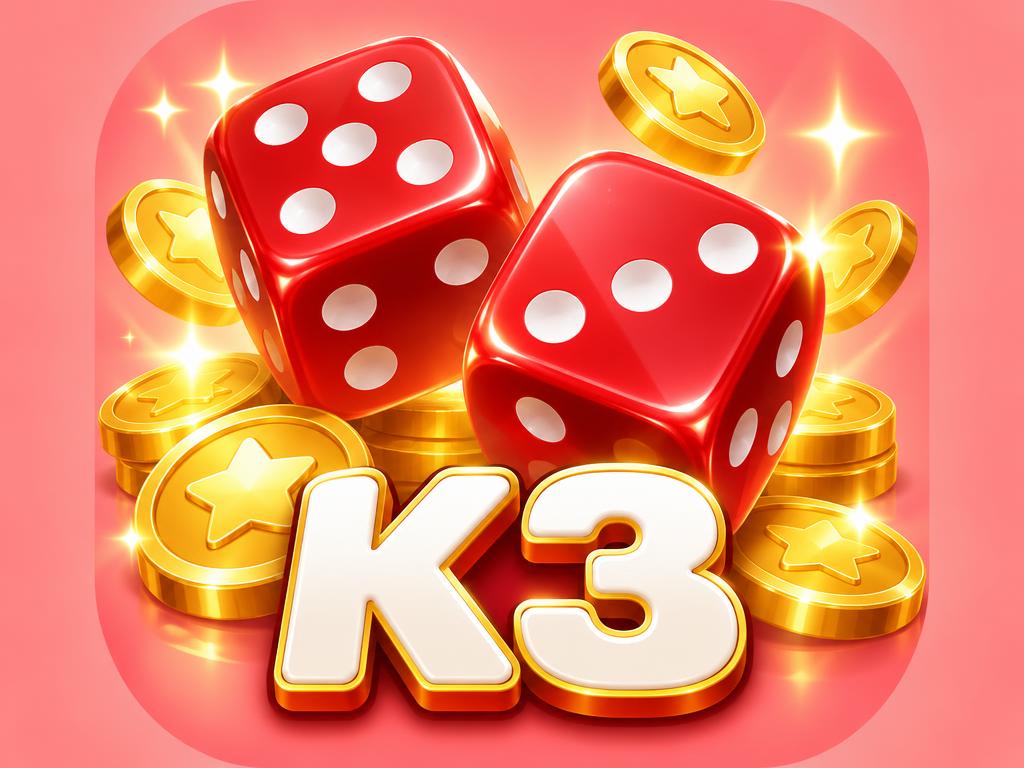 Three dice illustration for the Khelv K3 game